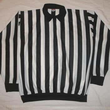 CCM 150M REFEREE JERSEY LIGHTWEIGHT W/SNAPS MADE IN CANADA -REF
