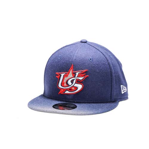 USA Baseball Navy Blue Adult Medium/Large New Era Hat