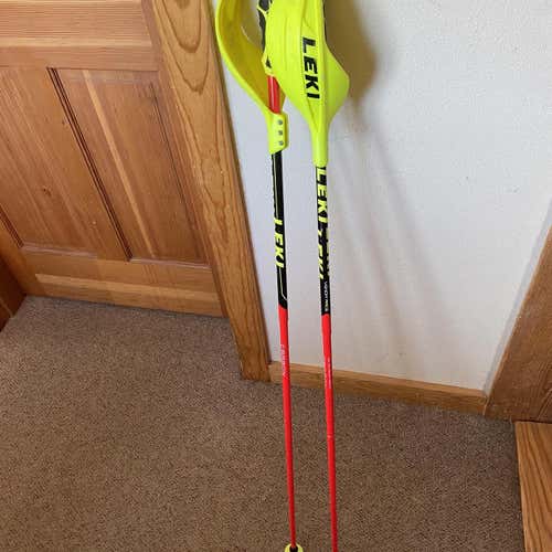 Used 48in (120cm) Leki Racing Ski Poles with slalom guards