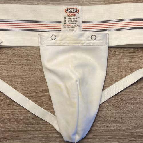 Used Bike Jockstrap & Cup - White