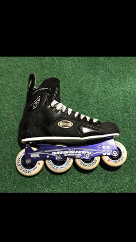 RARE Mission Proto SV Violater Size 9D Inline Skates