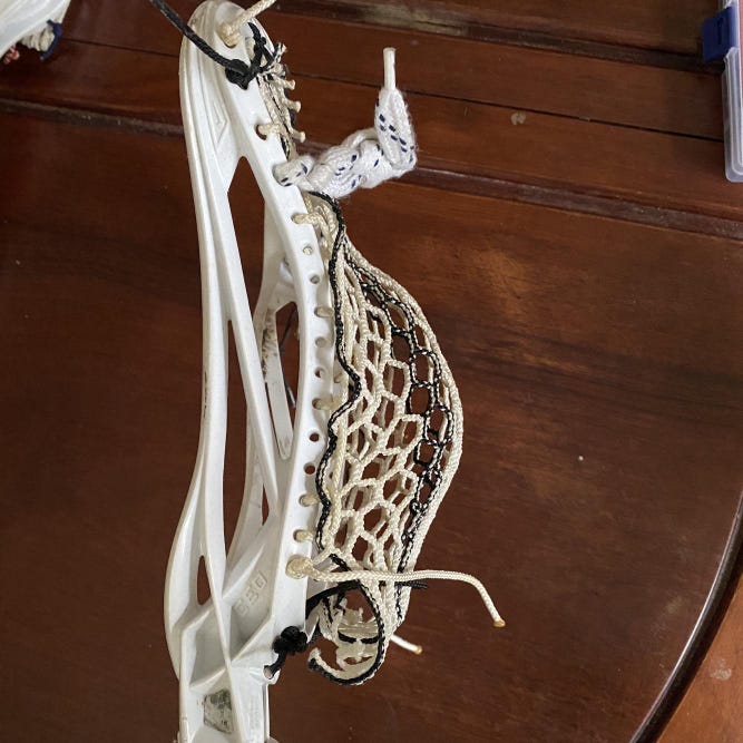 White Used Attack & Midfield Strung CEO Head