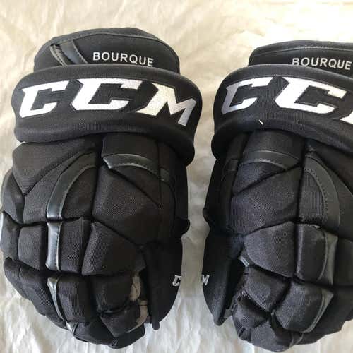 Black New Senior CCM HG12 Gloves 13" Pro Stock