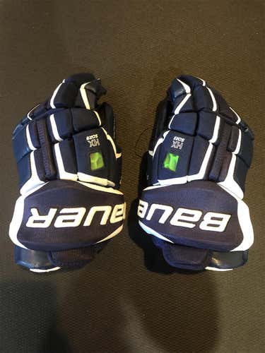 Blue Senior Bauer Supreme One80 14"  Gloves