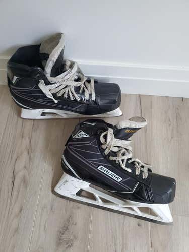 Used Senior Bauer Supreme S170 Hockey Goalie Skates Regular Width Size 10