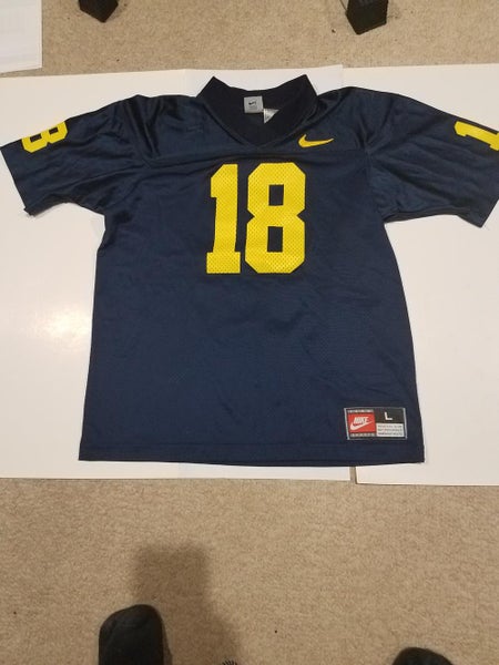 University of Michigan Used Youth Nike Jersey