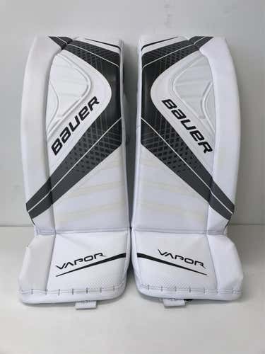 White Intermediate 31" Bauer Vapor X900  Goalie Leg Pads