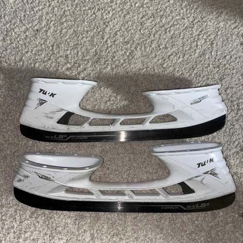 Used Bauer LS5 Carbon 254 mm Hockey Skate Blades And Tuuk