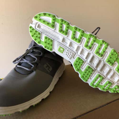 Gray Men's Size 11.5 (Women's 12.5) Footjoy Golf Shoes