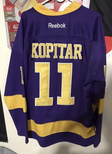 Purple Adult Size 50 Reebok  Jersey