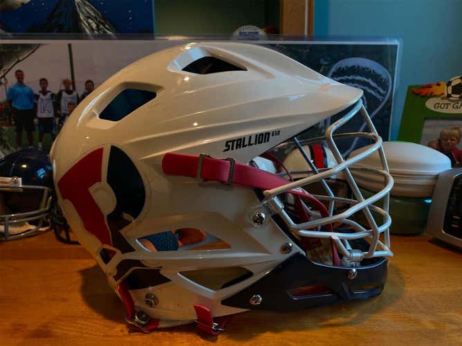 Authentic University of Pennsylvania White Stallion 650 Helmet