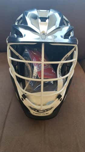 Blue Adult Player's Cascade S Helmet w-white face