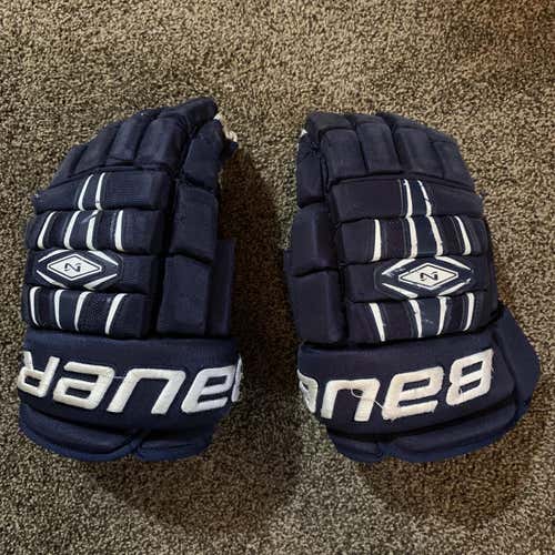 Blue Senior Bauer Nexus 800 14"  Gloves