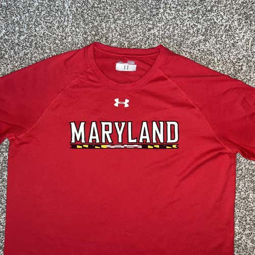Maryland Team Issued Under Armour Shirt Read Practice Shirt Size Extra Large