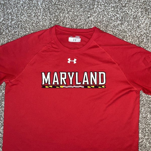 Maryland Team Issued Under Armour Shirt Read Practice Shirt Size Extra Large