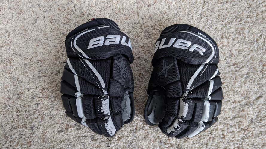 Black Used Bauer Vapor X800 Lite Gloves 12"