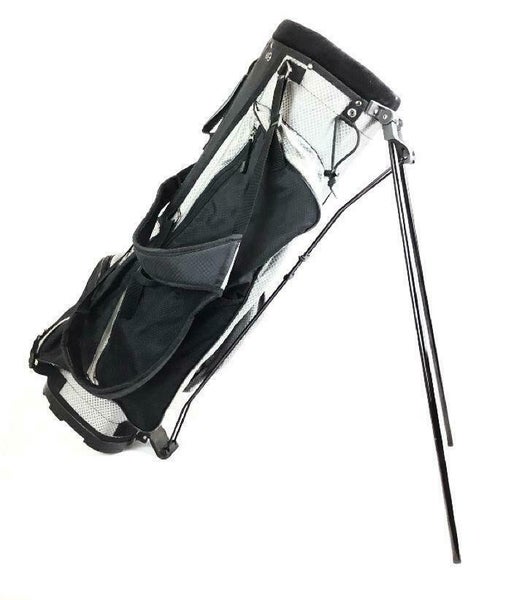 RJ Sports Gray/Black Size 4-Way Stand Golf Bag