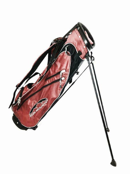Sun Mountain Red Size 4-Way Stand Lightweight Sunday Golf Bag