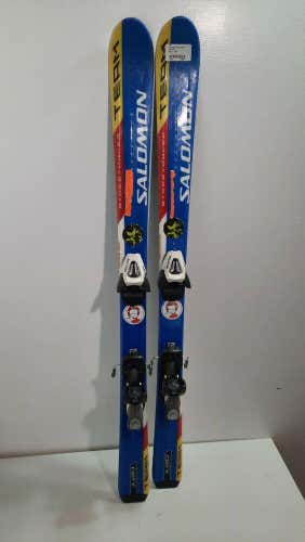 Salomon All Mountain Youth Skis With Salomon Bindings Size 120cm