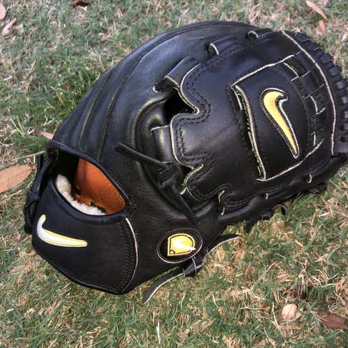 Nike Black Right Hand Throw Pro gold 1201 12" Baseball Glove