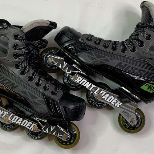 MISSION INHALER DSG5 GOALIE INLINE ROLLER HOCKEY ADULT SIZE 5E SKATE 6 US SHOE