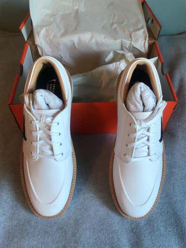 White Men's Size 12 (Women's 13) Nike Golf Shoes