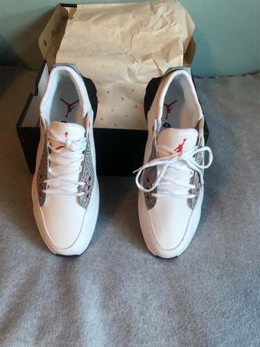 White Men's Size 12 (Women's 13) Nike Golf Shoes