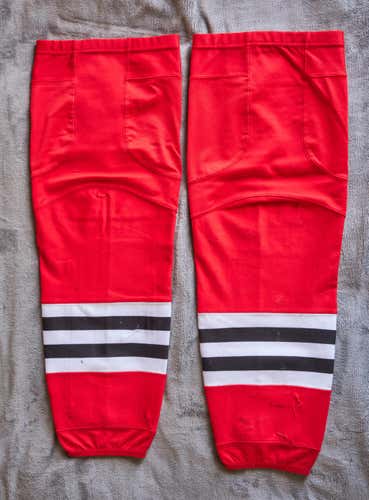 Jonathan Toews Chicago Blackhawks Game Worn Socks