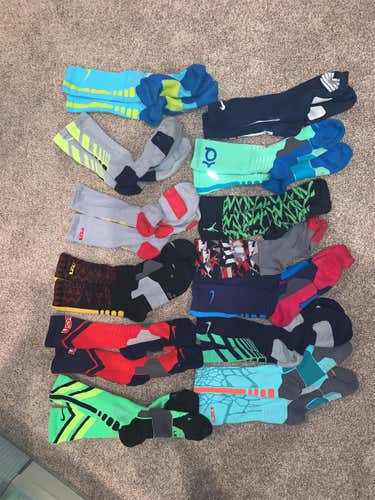 Adult Large Nike Socks- 13 Pair