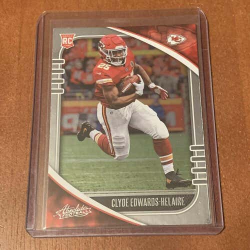 Clyde Edwards-Helaire KC Chiefs 2020 Panini Absolute Football Rookie Card