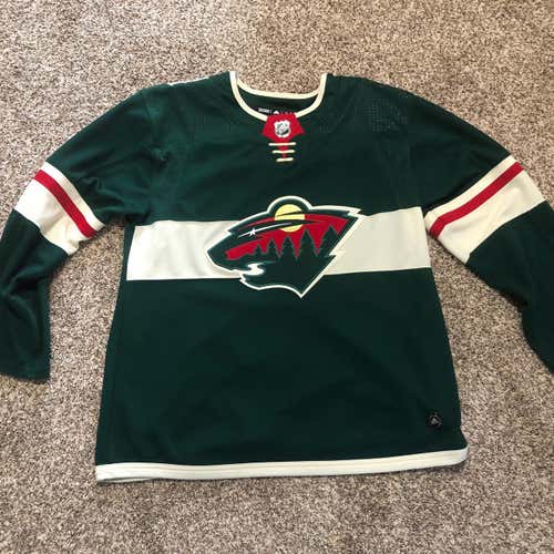 Like New Minnesota Wild Authentic Adidas Jersey Size 56