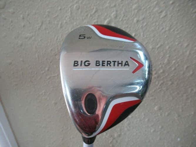 LEFT HAND CALLAWAY BIG BERTHA FAIRWAY WOOD #5 55g WOMENS FLEX GRAPHITE