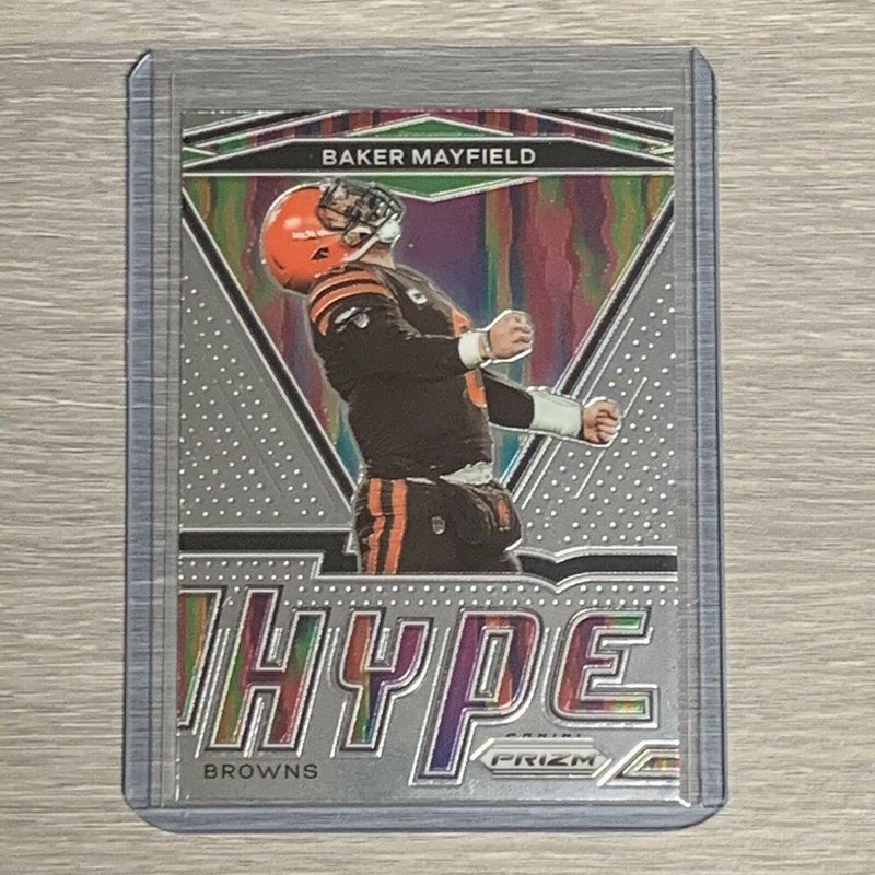 Baker Mayfield Cleveland Browns Hype 2020 Panini Prizm Football Insert Card
