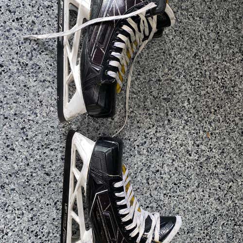 Senior Bauer Supreme 1S Regular Width Size 10.5 Hockey Goalie Skates