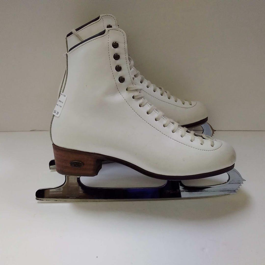 Used Riedell Senior 7 1/2 Ice Skates Womens Figure Skates SidelineSwap