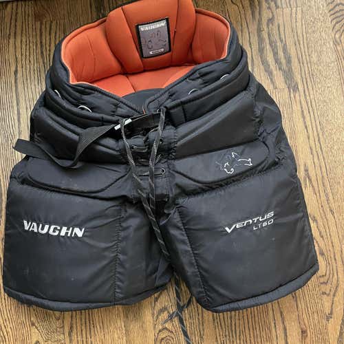 Black Junior Small Vaughn ventus Hockey Goalie Pants
