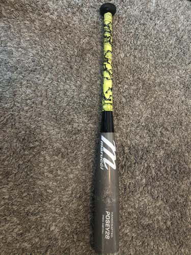 Used Kid Pitch (9YO-13YO) USSSA Certified Marucci Posey28 Bat (-10) 17 oz 27"