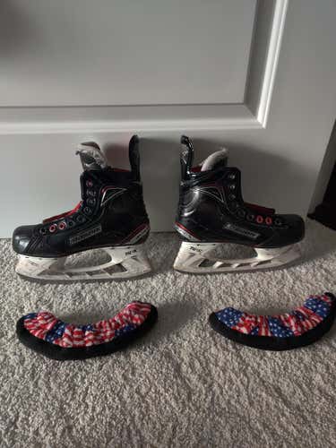 Junior Bauer Vapor X600 Hockey Skates Size 3.5 with soakers
