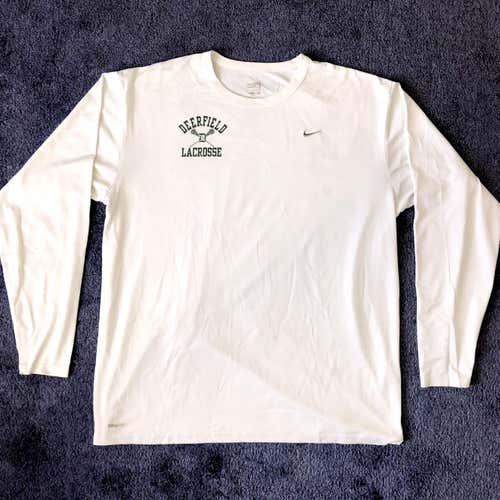 Deerfield Lacrosse #9 Long Sleeve Nike Shooting Shirt