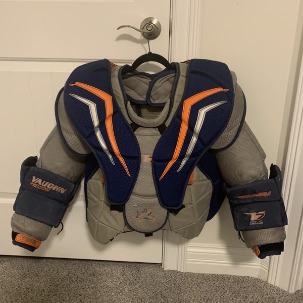 Senior Large Vaughn Velocity V7 XF Pro Carbon Chest and Arm Protector Goalie Chest Protector
