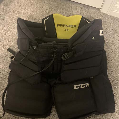 Black XL CCM Premier Goalie Pants