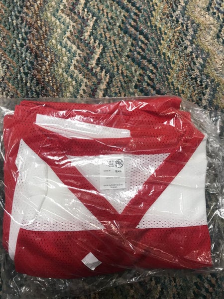 New Athletic Knit Size 5XL Box Goalie JerseyRed Adult Other Jersey