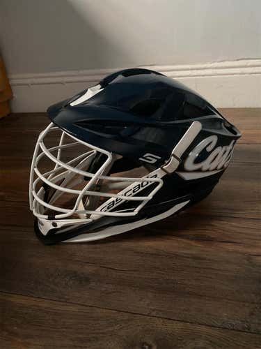 Navy/White Adult Player's Cascade S Helmet