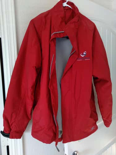 Red Unisex Adult Used Large Easton Jacket