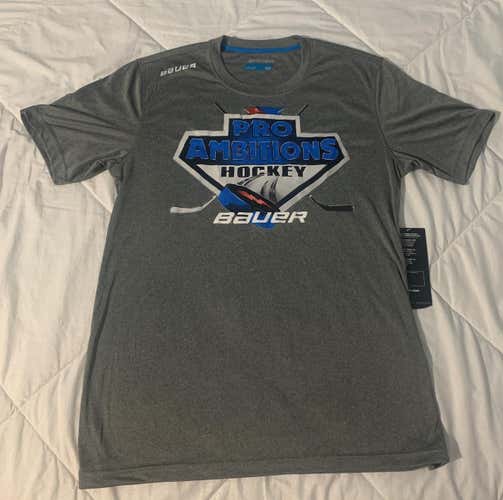 Gray Adult Small Bauer Shirt