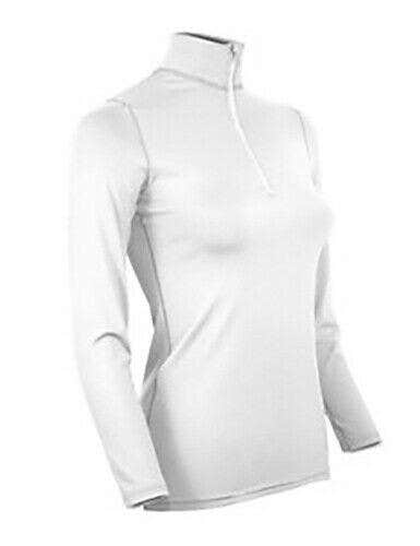 NEW $50 Made in USA Women's PolarMax Zip Mock Long Sleeve Baselayer Top Size XS