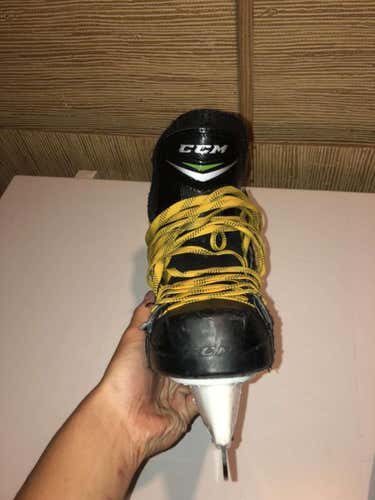 Used Senior CCM Ribcore Platinum Hockey Skates Regular Width Size 7.5