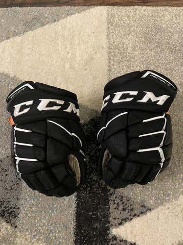 Black Used Senior CCM Jetspeed FT1 Gloves 13"