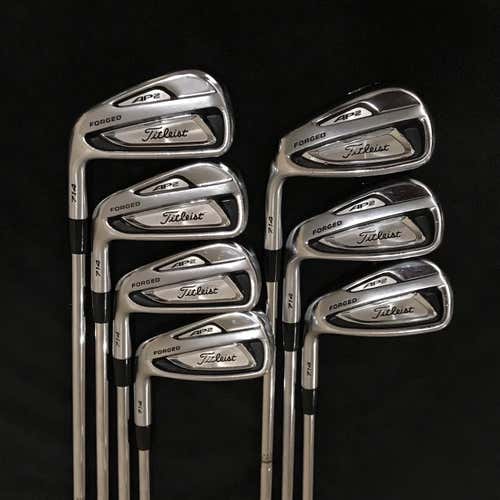Men's Left Hand AP2 714 Stiff Flex Steel Shaft Iron Set