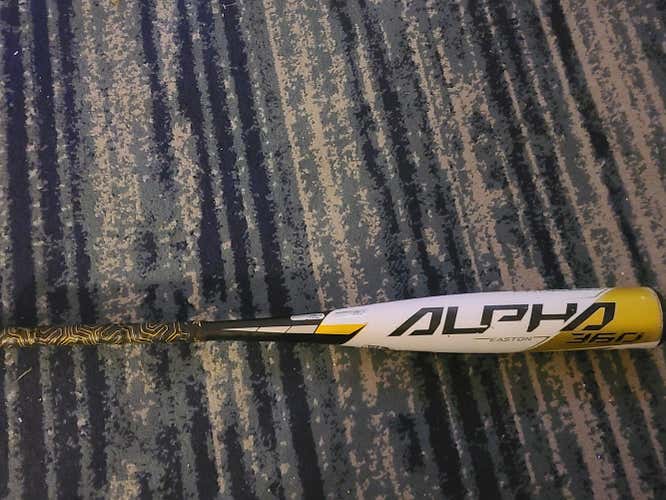 Used Kid Pitch (9YO-13YO) USSSA Certified 2020 Easton Alloy Alpha 360 Bat (-8) 22 oz 30"
